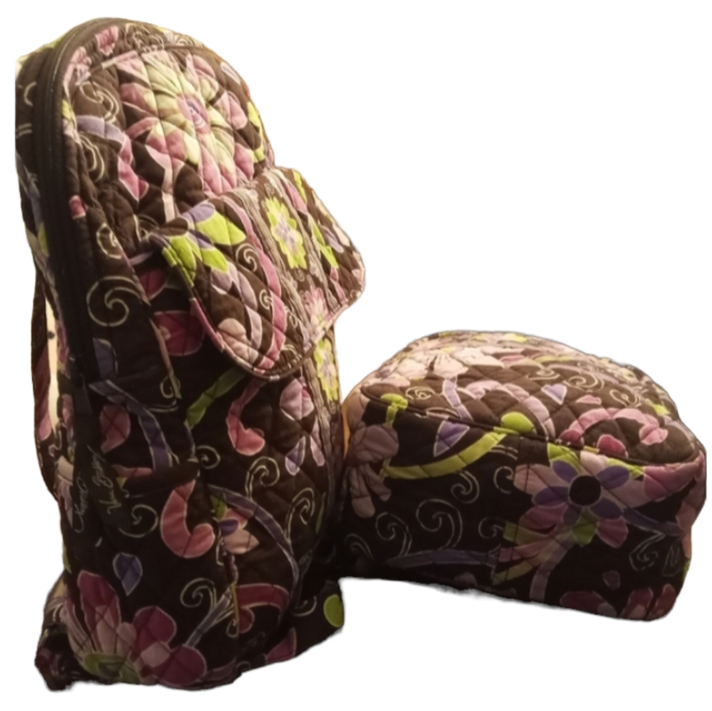Both Vera Bradley Lunch Bag and Mini Backpack